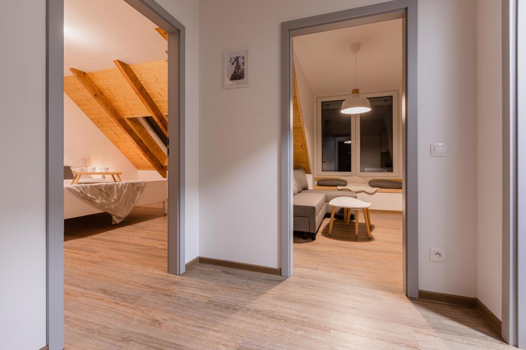 Romanticky Loft Parking U Hlavniho Nadrazi 奥洛穆茨 外观 照片