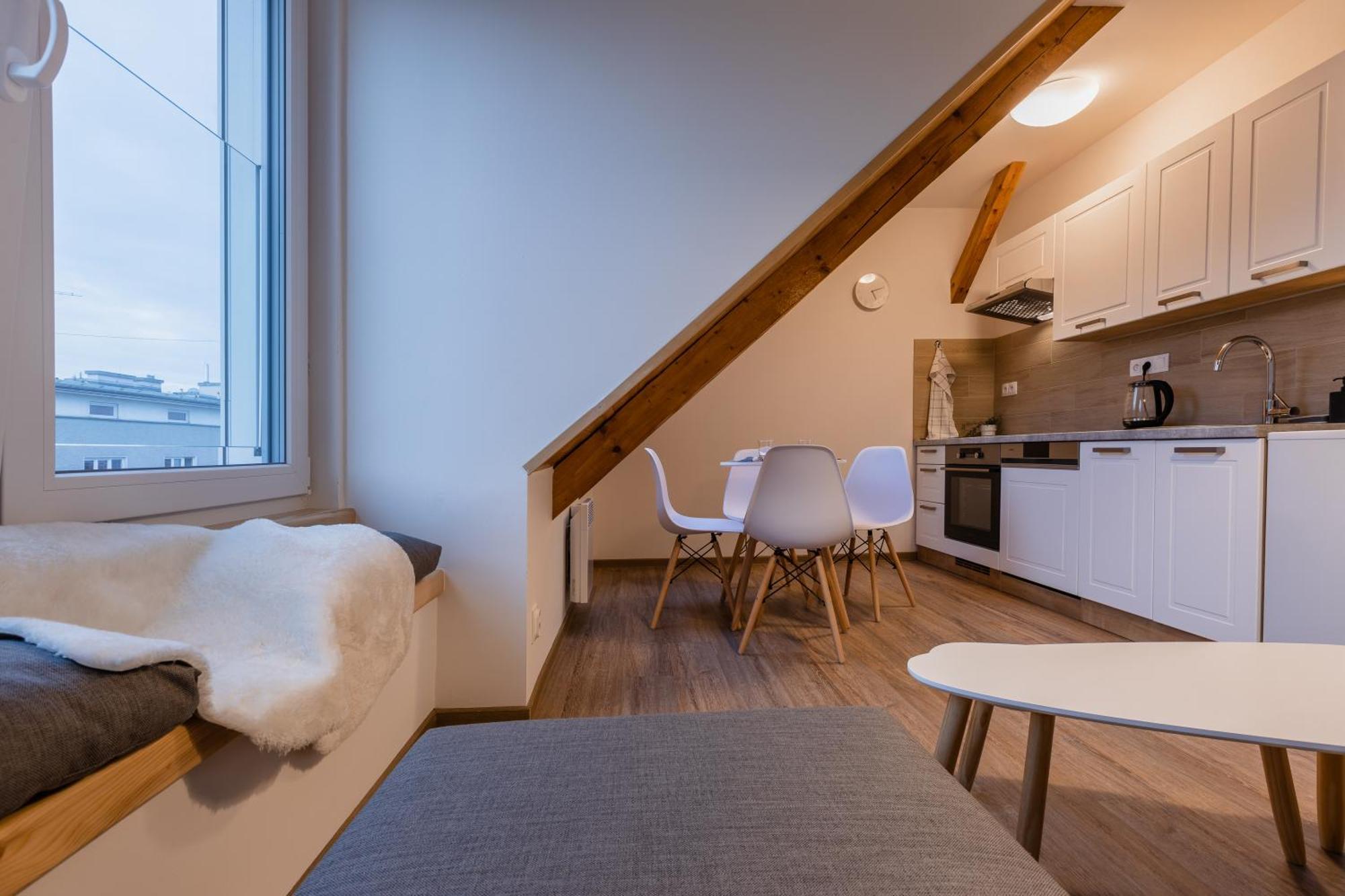 Romanticky Loft Parking U Hlavniho Nadrazi 奥洛穆茨 外观 照片